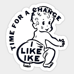 I Like Ike - Dwight Eisenhower Campaign Button Sticker